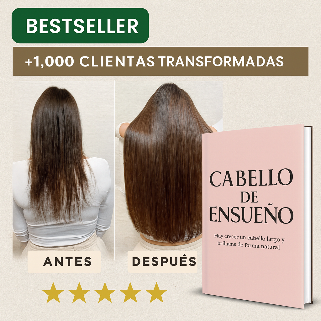 Método Cabello de Ensueño: +60 Recetas Naturales + 5 Regalos Exclusivos